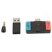 HS?SW287 Bluetooth Transmitter Multifunctional Wireless Type C Bluetooth Dongle Adapter for PS4 PC Blue Red