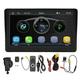 Car MP5 Player 7 Inch Touch Screen Multimedia Player Multifunctional Car Stereo with Sun Visor LED Reverse Camera