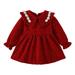 Autumn Girl s Dress Long Sleeve Casual Medium Children s Striped Princess Peplum Dresses Cute Lovely Children