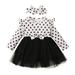 Toddler Girl s Dailywear Fashion Long Sleeve Floral Prints Princess Dresses Elegant Soft Outwear