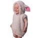 Musuos Toddler Halloween Animal Costume Cute Cow Lamb Bunny Whale Romper Fleece Hoodie