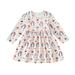 Toddler Girl s Dailywear Fashion Long Sleeve Lace Embroidery Princess Dress Elegant Soft Outwear