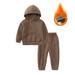 Summer Savings Clearance! Yievot Winter Baby Outfits Boy Long Sleeve Easter Clearance Hooded Kids Outfits Clothes Kids Casual Sports Set 12 Months-18 Years