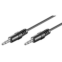 goobay 3,5mm Klinkenstecker auf 3,5mm Klinkenstecker 2,5m Image