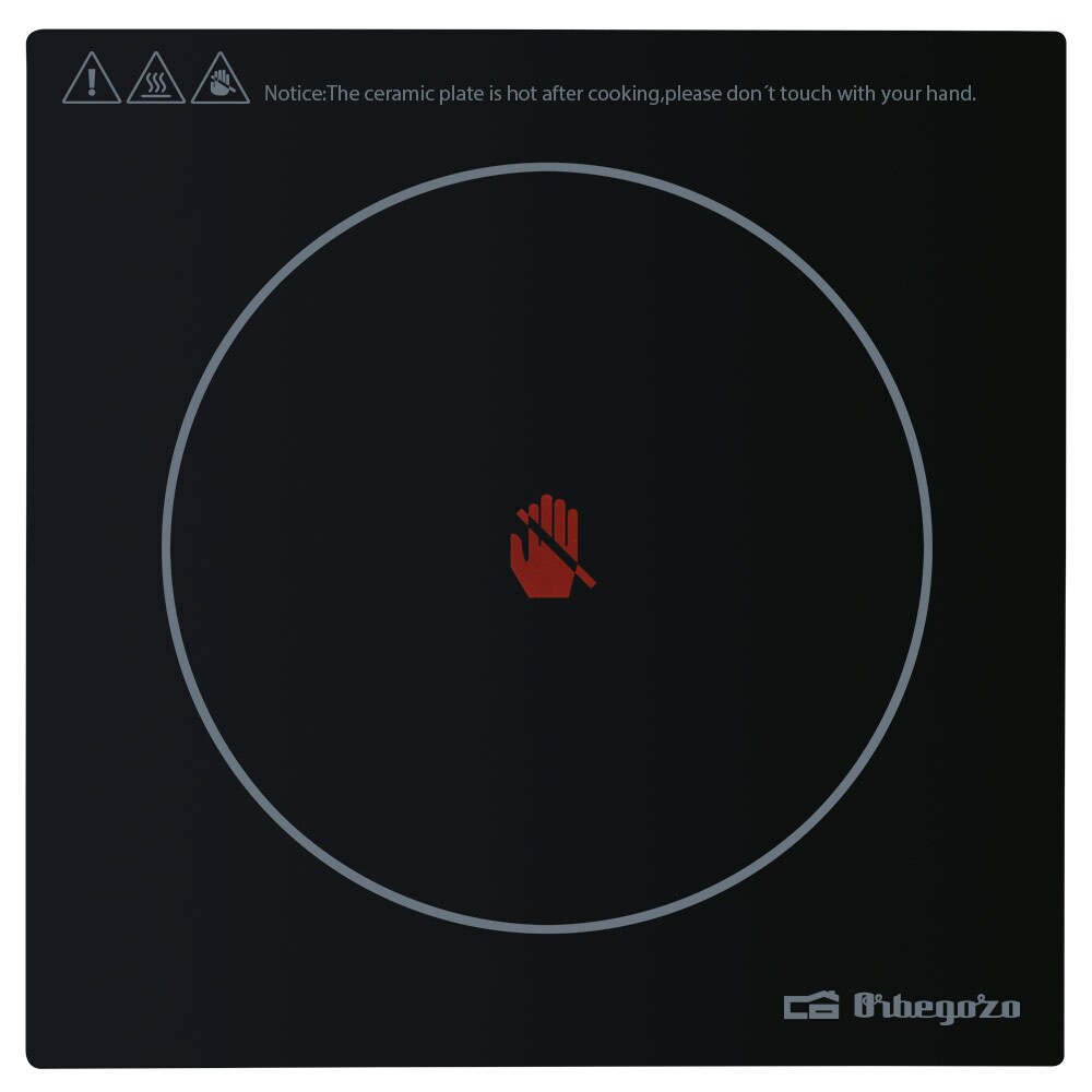 Orbegozo PCE 5000 2000 W tragbare Glaskeramikplatte aus Edelstahl Image