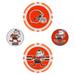 WinCraft Cleveland Browns 4-Pack Ball Markers Set