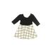 Janie and Jack Dress - A-Line: Black Print Skirts & Dresses - Kids Girl's Size 3