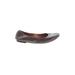 Lucky Brand Flats: Brown Solid Shoes - Women's Size 8 1/2 - Round Toe