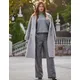 Sosandar Womens Double Breasted Longline Tailored Coat - 10 - Grey, Grey