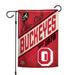 WinCraft Ohio State Buckeyes 12" x 18" Throwback Logo Double-Sided Garden Flag