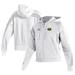 Women's adidas White Grambling Tigers Sideline Fashion Full-Zip Hoodie