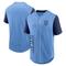 Maillot de baseball Fanatics bleu clair New York City FC Balance Fashion pour hommes - Homme Taille: M