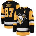 Adidas Sidney Crosby Black Pittsburgh Penguins Home Primegreen Authentic Player Jersey für Herren