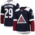 Adidas Nathan MacKinnon Navy Colorado Avalanche Alternate Primegreen Authentisches Spielertrikot für Herren