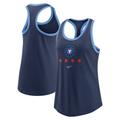 Nike Navy Chicago Cubs City Connect Tri-Blend-Tanktop für Damen