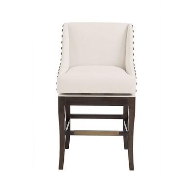 Marcello Counter Stool with Brass Nailhead Trim - Ballard Designs