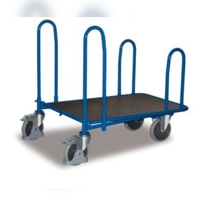 VARIOfit Langgut-Raumsparwagen, Tragl. 400kg, Ladefl. LxB 880x445mm, 4 Bügel, nestbar Image