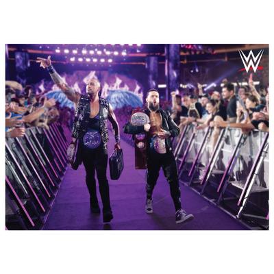 WWE Finn Balor und Damian Priest Tag Team Champions Poster – ungerahmt, A3 Image