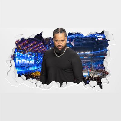 WWE Jimmy Uso Broken Wandaufkleber – 60 cm Breite x 35 cm Höhe Image