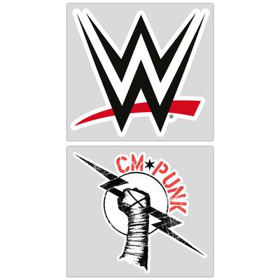 WWE CM Punk Dual-Aufkleber-Set – 2 x 15 cm Image