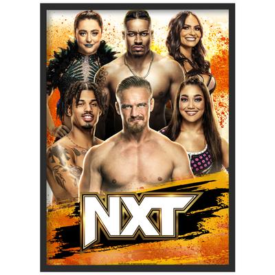 WWE NXT Weekly Programming Poster – gerahmt A3 Image