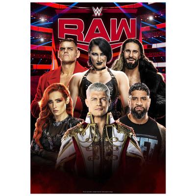 WWE RAW Weekly Programming Poster – ungerahmt, A2 Image