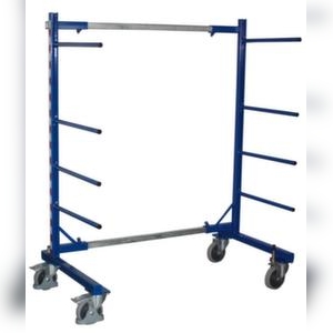 VARIOfit Spezialwagen, Tragl. 400kg, 8 Tragarme, HxLxB 1800x800x440mm, RAL5010 Image