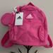 Adidas Bags | Brand New Adidas”Mini Back Pack For Girls And Ladies.Size-W9”-11”Inc.Color-Pink | Color: Pink | Size: Os