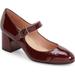 Anthropologie Shoes | French Soles Mary Janes | Color: Red | Size: 8.5