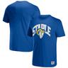 Men's NFL x Staple Royal Los Angeles Rams Logo Lockup T-Shirt