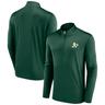 Men's Green Athletics Underdog Mindset Quarter-Zip Jacket