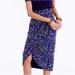 J. Crew Skirts | Jcrew Multicolor Tulip Skirt Ratti Happy Cat Womens 4 | Color: Blue/Pink | Size: 4