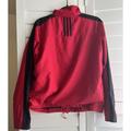 Adidas Jackets & Coats | Adidas Red Black Full-Zip Windbreaker Track Jacket Coat Y2k Large Vintage Logo | Color: Red | Size: L
