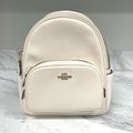 Coach Bags | Coach Mini Court Leather Backpack | Color: Cream | Size: Os