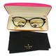 Kate Spade New York Accessories | Kate Spade Glasses Womens Eyeglasses Frames Only Vivi Jby Gold Glitter And Case | Color: Gold/Orange | Size: Os