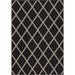 Lewis Diamond Area Rug by Mohawk Home in Black Tan (Size 3'9"X 5'6")