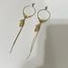 Free People Jewelry | Free People Goldtone & Stone Long Dangling Earrings | Color: Gold | Size: Os