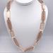J. Crew Jewelry | J. Crew Blush Beaded Ribbon Tie Necklace Nwt | Color: Pink | Size: Os