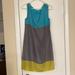 Anthropologie Dresses | Anthropologie Color Block Dress | Color: Blue/Gray | Size: 2