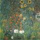 Gustav Klimt: Garden with Sunflowers. Nature/Scenery Fine Art Print/Poster