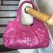 Coach Bags | Coach Ergo Pleated Kiss Lock Pink Patent Leather Shoulder Bag Plaid Lining | Color: Gold/Pink | Size: Os