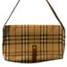 Burberry Bags | Authentic Vintage Burberry London Haymarket Novo Check Baguette Handbag | Color: Cream/Tan | Size: Os