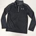 Under Armour Shirts & Tops | Black And Silver Under Armour Pullover With Zipper Youth Large [Sku#29] | Color: Black/Gray | Size: Lb