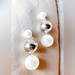 Anthropologie Jewelry | Bohemian Pearl Drop Earrings A320 | Color: Silver/White | Size: Os