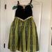 Disney Dresses | Disney Anna Dress | Color: Black/Green | Size: 7g