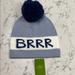 Kate Spade Accessories | Kate Spade Brrr Beanie Hat W/ Pom | Color: Blue/White | Size: Os