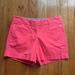 J. Crew Shorts | J.Crew Chino Pink Neon Coral Shorts Women’s Size 2 | Color: Pink | Size: 2