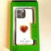 Kate Spade Accessories | Kate Spade New York Iphone 14 Pro Max Heart Stability Ring Stand Case! Like New! | Color: Black/White | Size: Iphone 14 Pro Max