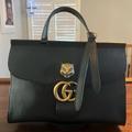 Gucci Bags | Gucci Gg Marmont Animalier Top-Handle Tiger Tote Black Rare And Hard To Find | Color: Black | Size: Os