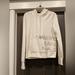 American Eagle Outfitters Tops | American Eagle Outfitters Hooded Sweatshirt Size Medium | Color: Cream/Silver | Size: M